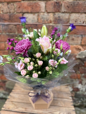 Florist Choice 'Pastel' Hand Tied Bouquet