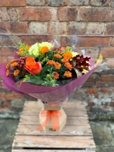 Autumnal Florist Choice Hand Tied