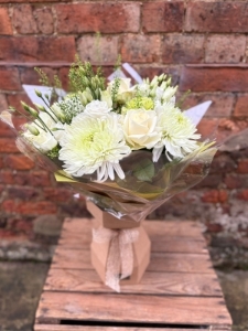Classic White Hand Tied Bouquet