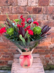 Red Christmas Hand Tied