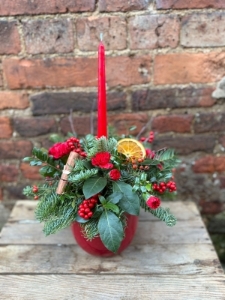 Christmas Candle Arrangement